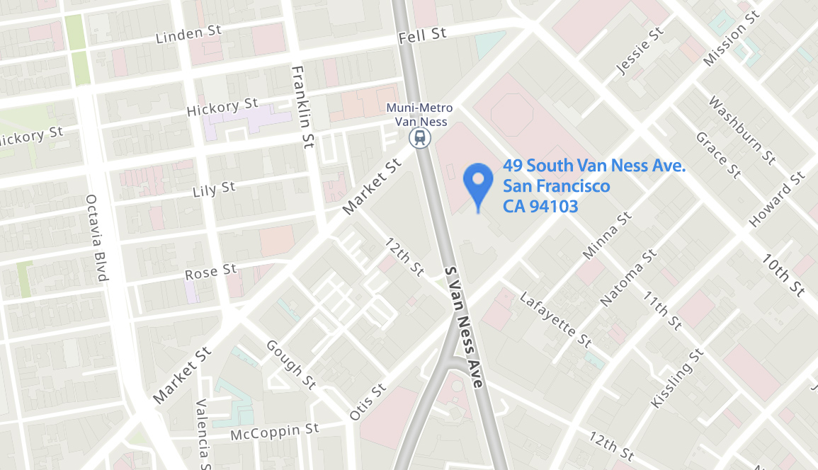 map showing location